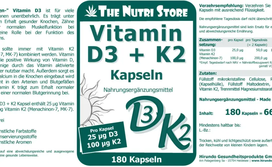 Vitamin D3 K2 Wirkung - Was ist dran am Hype?
