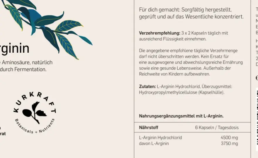L-Arginin Dosierung: Wie viel ist sinnvoll & wann Vorsicht?