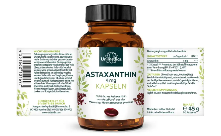 Astaxanthin Dosierung - Wie viel ist wirklich sinnvoll?