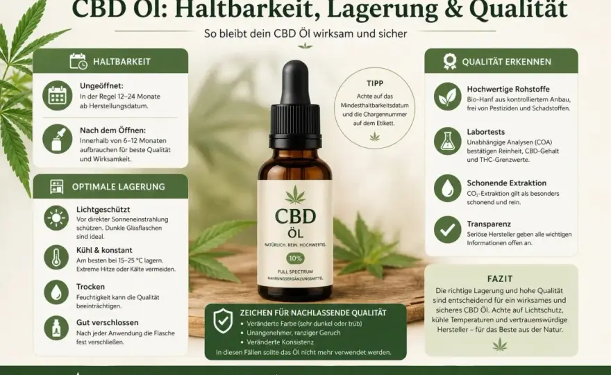 CBD Öl & Alkohol - Was wirklich wichtig ist