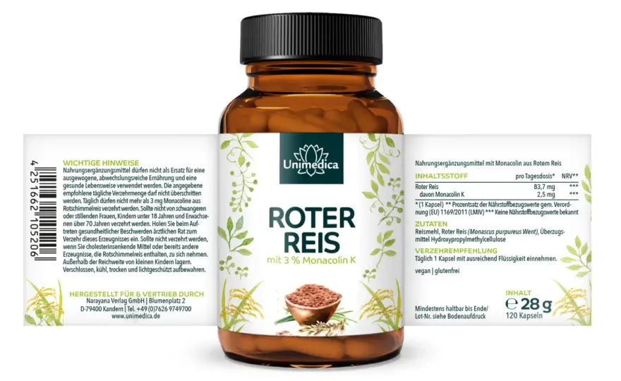 Rotschimmelreis – Wirkung, Risiken & sichere Anwendung.
