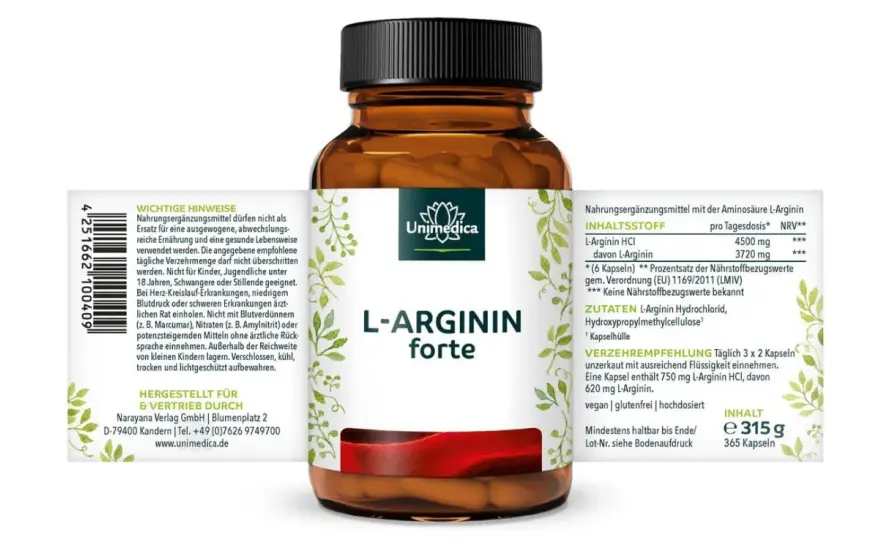 Arginin pro Tag - Wie viel ist wirklich sinnvoll?